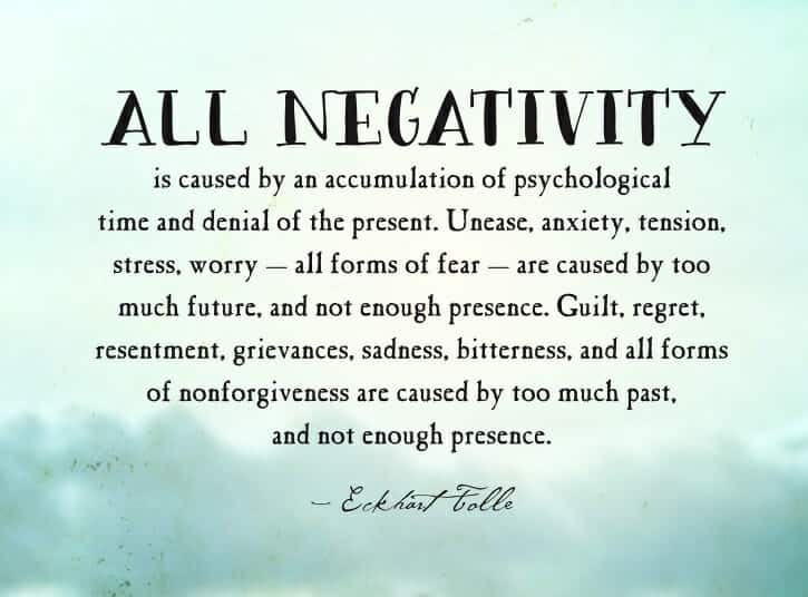 Eckhart Tolle -All Negativity