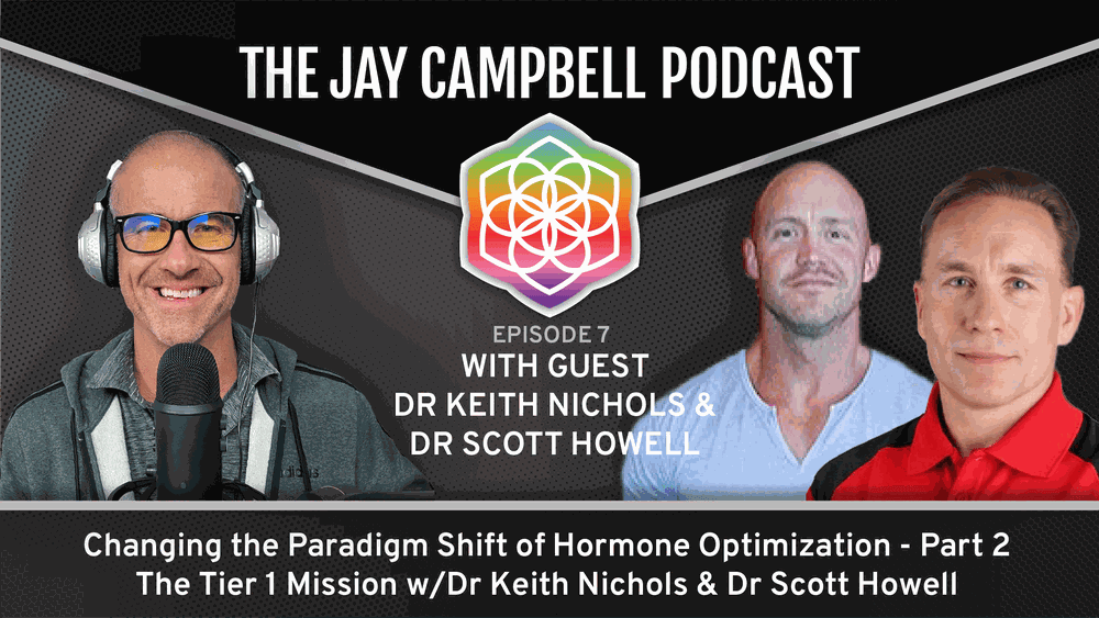 Changing the Paradigm Shift of Hormone Optimization – Part 2 – The Tier 1 Mission w/Dr Keith Nichols & Dr Scott Howell with Dr Keith Nichols & Dr Scott Howell