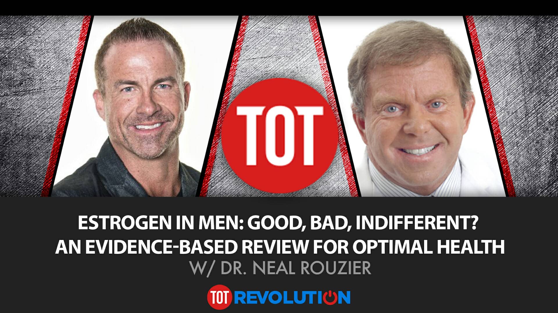 Estrogen In Men: Good, Bad, Indifferent? An Evidence-Based Review for Optimal Health w/Dr. Neal Rouzier Part 1