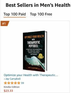 Optimize-Your-Health-with-Therapeutic-Peptides-#1 Best Seller in Men's Health-Jay Campbell