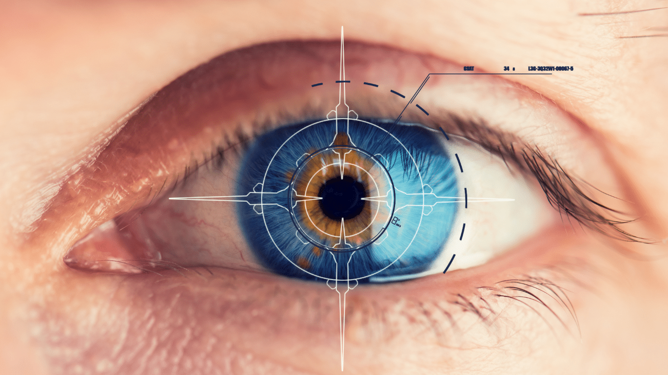 An image of a human eye