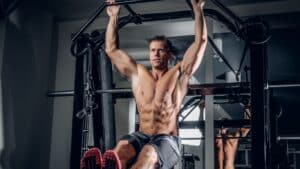 An image of a man building muscles