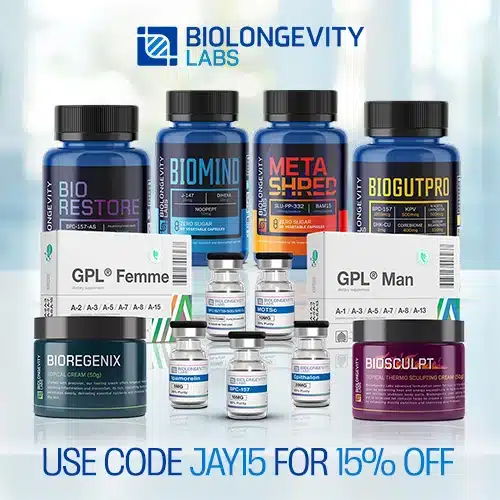 A bundle of biolongevity labs products
