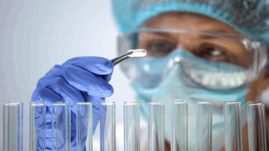 An image of a medical experiment