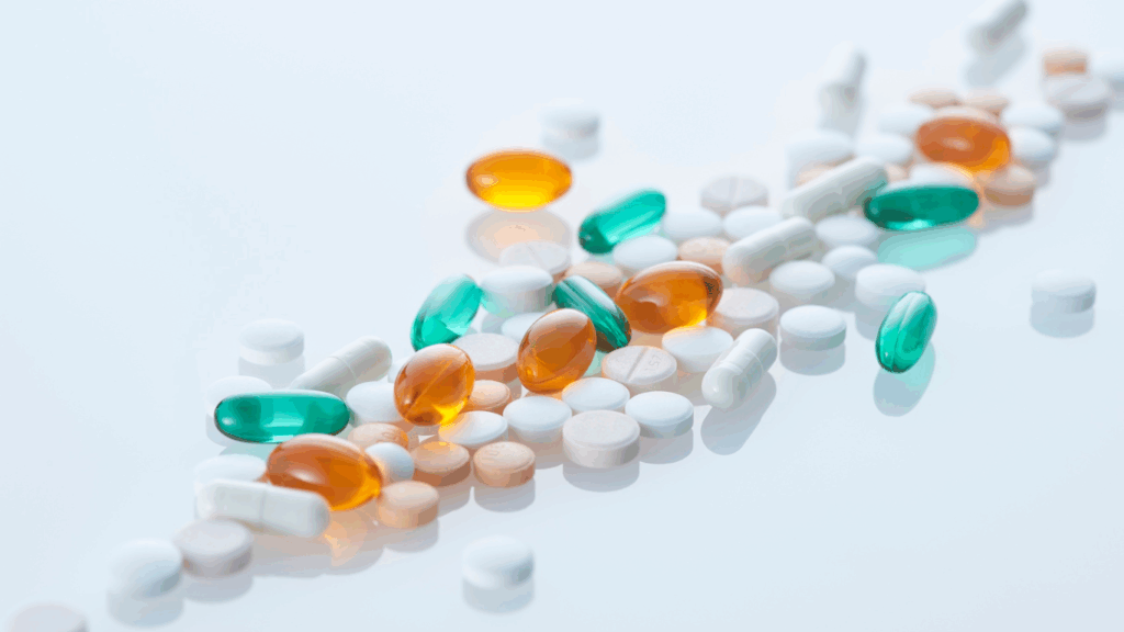 An image of various supplements