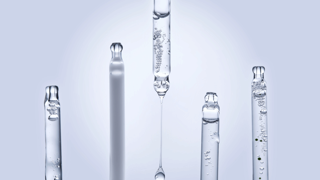 An image of peptides